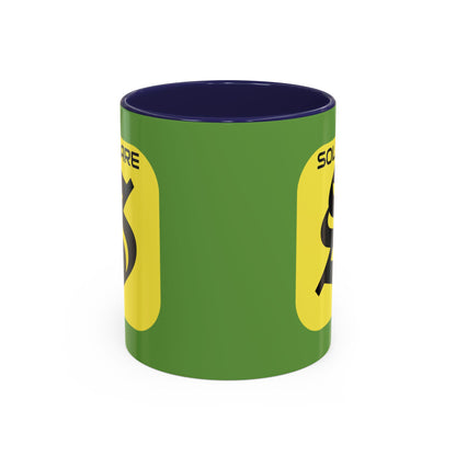 SolflareLogo Green Accent Mug by cypherpunkgear.com