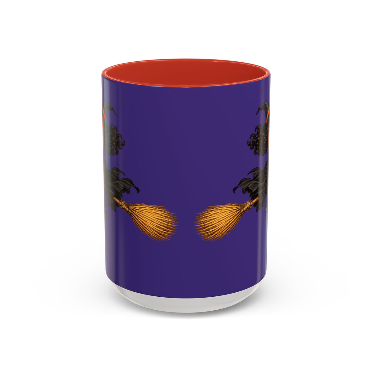 Velvet Vex Purple Accent Mug by CreepyCrafts.boo