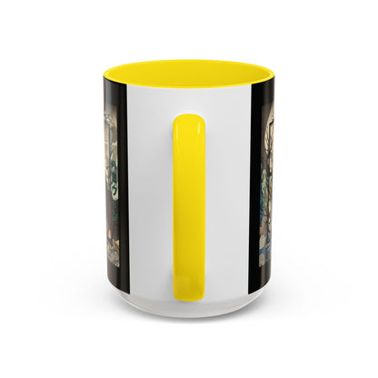 Yōkai Happy Halloween Black Accent Mug by CreepyCrafts.boo