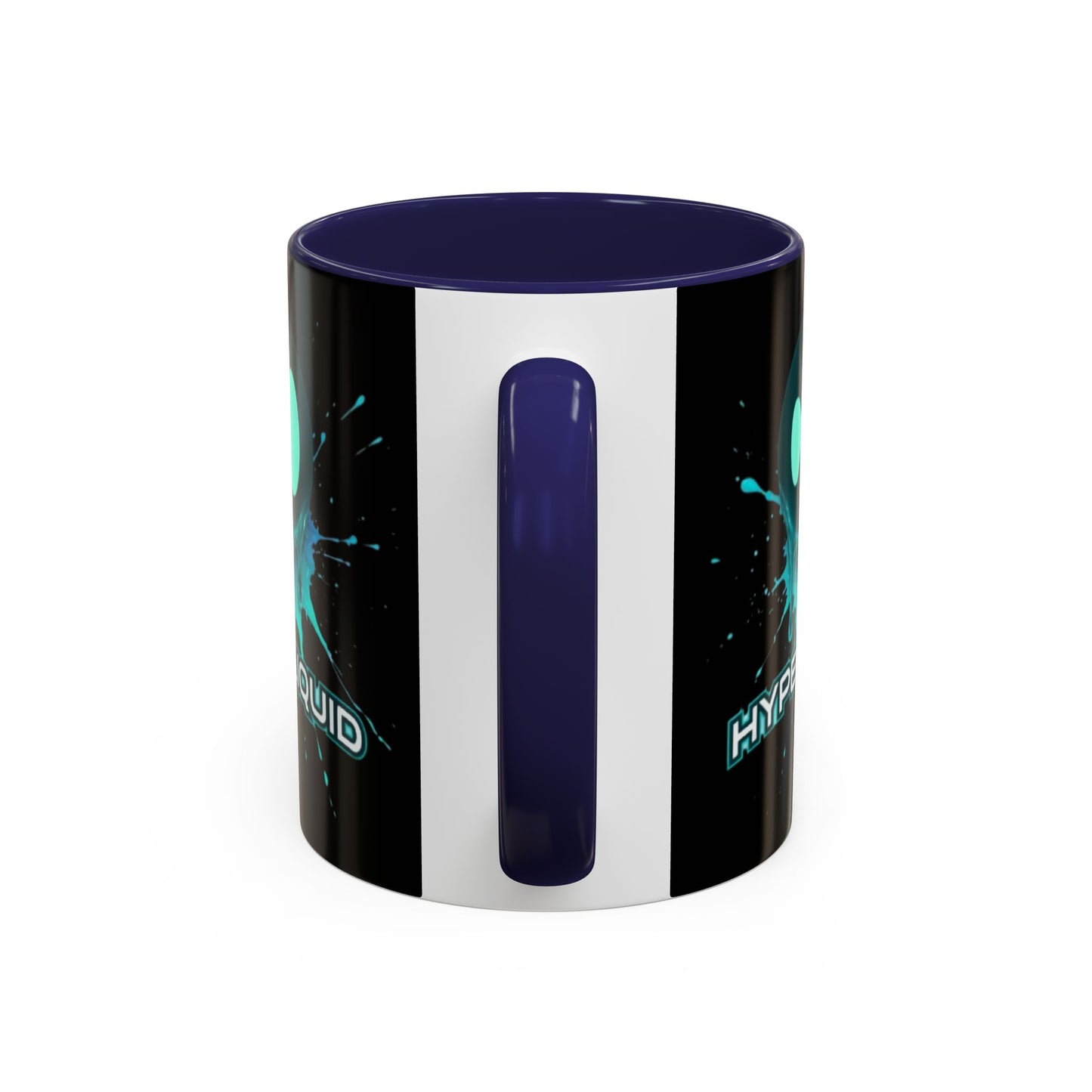 HYPE Drip Black Accent Mug by cypherpunkgear.com