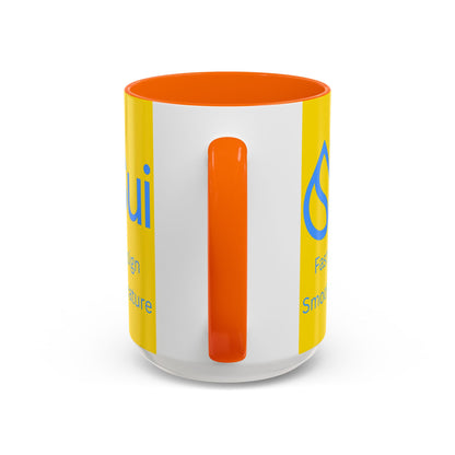 SUI Yellow Accent Mug by cypherpunkgear.com