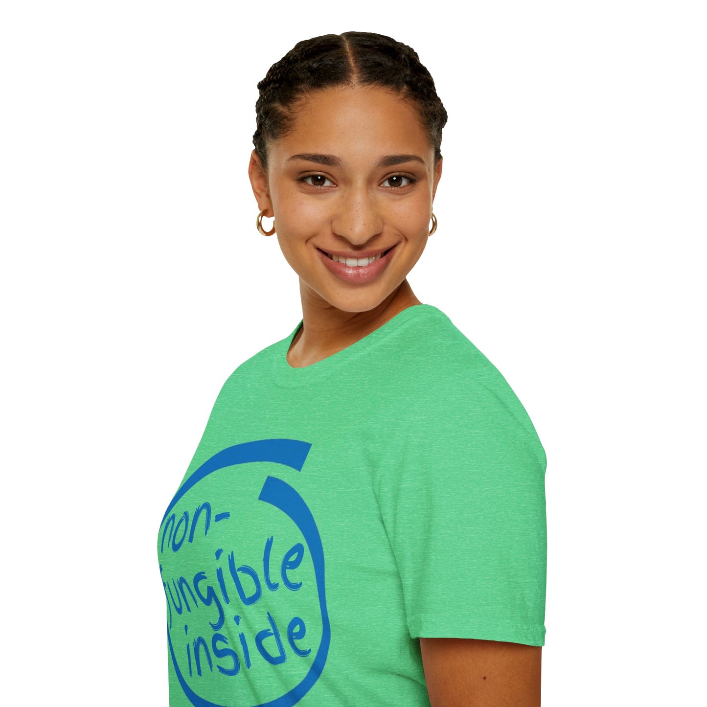 Non-Fungible Inside Dark colors Unisex T-Shirt by cypherpunkgear.com