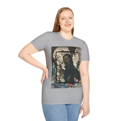 Yōkai Happy Halloween Light colors Unisex T-Shirt by CreepyCrafts.boo