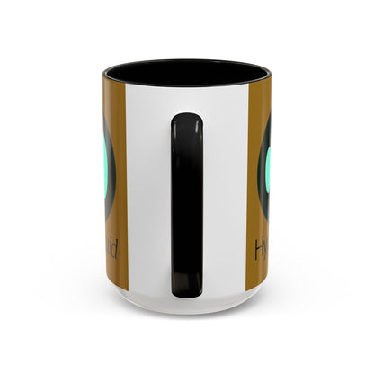 Hyperliquid Black font Brown Accent Mug by cypherpunkgear.com