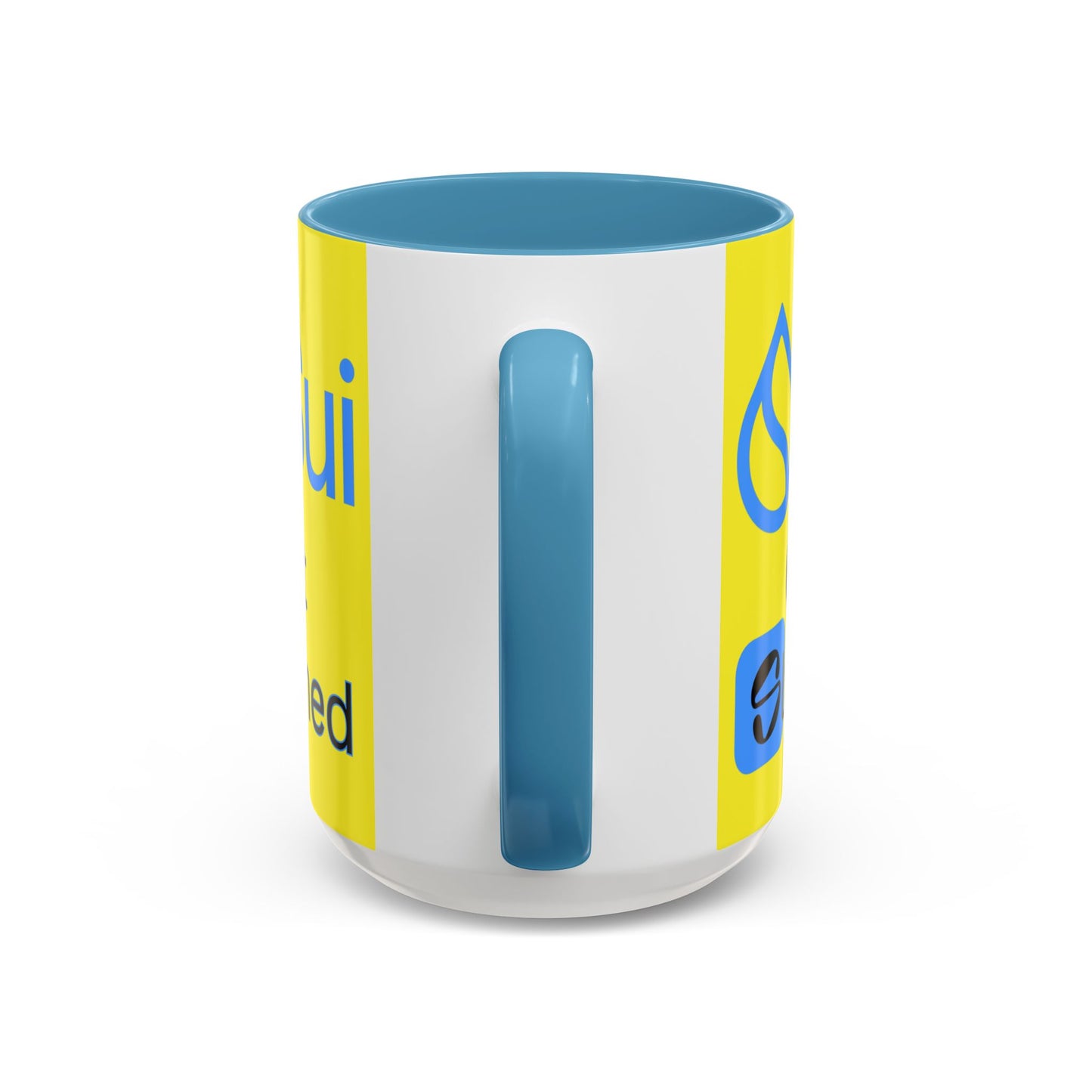 Sui: Get Slushed Yellow Accent Mug by cypherpunkgear.com