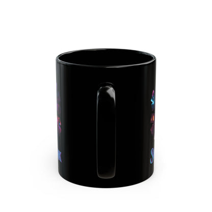 Snowpunk Black Mug by cypherpunkgear.com