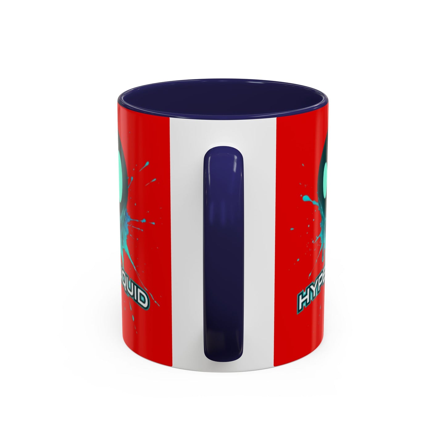 HYPE Drip Red Accent Mug by cypherpunkgear.com