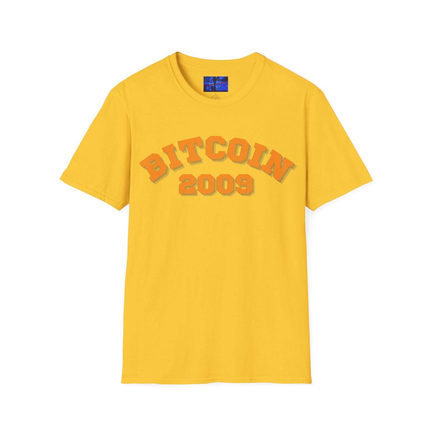 Bitcoin 2009 Light colors Unisex T-Shirt by cypherpunkgear.com