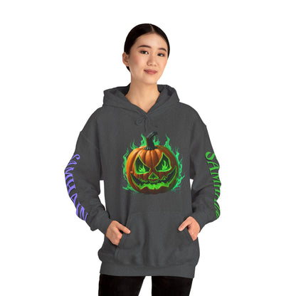 Blessed Samhain Green Jack Hoodie Unisex Hooded Sweatshirt by CreepyCrafts.boo