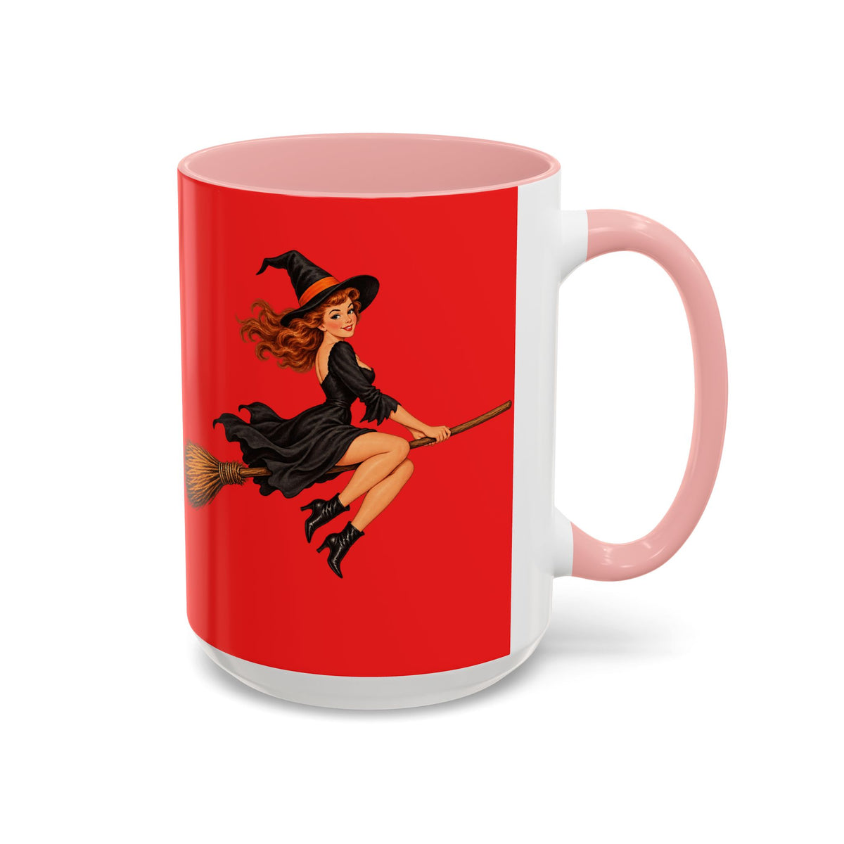 Hazel Hex Red Accent Mug by CreepyCrafts.boo