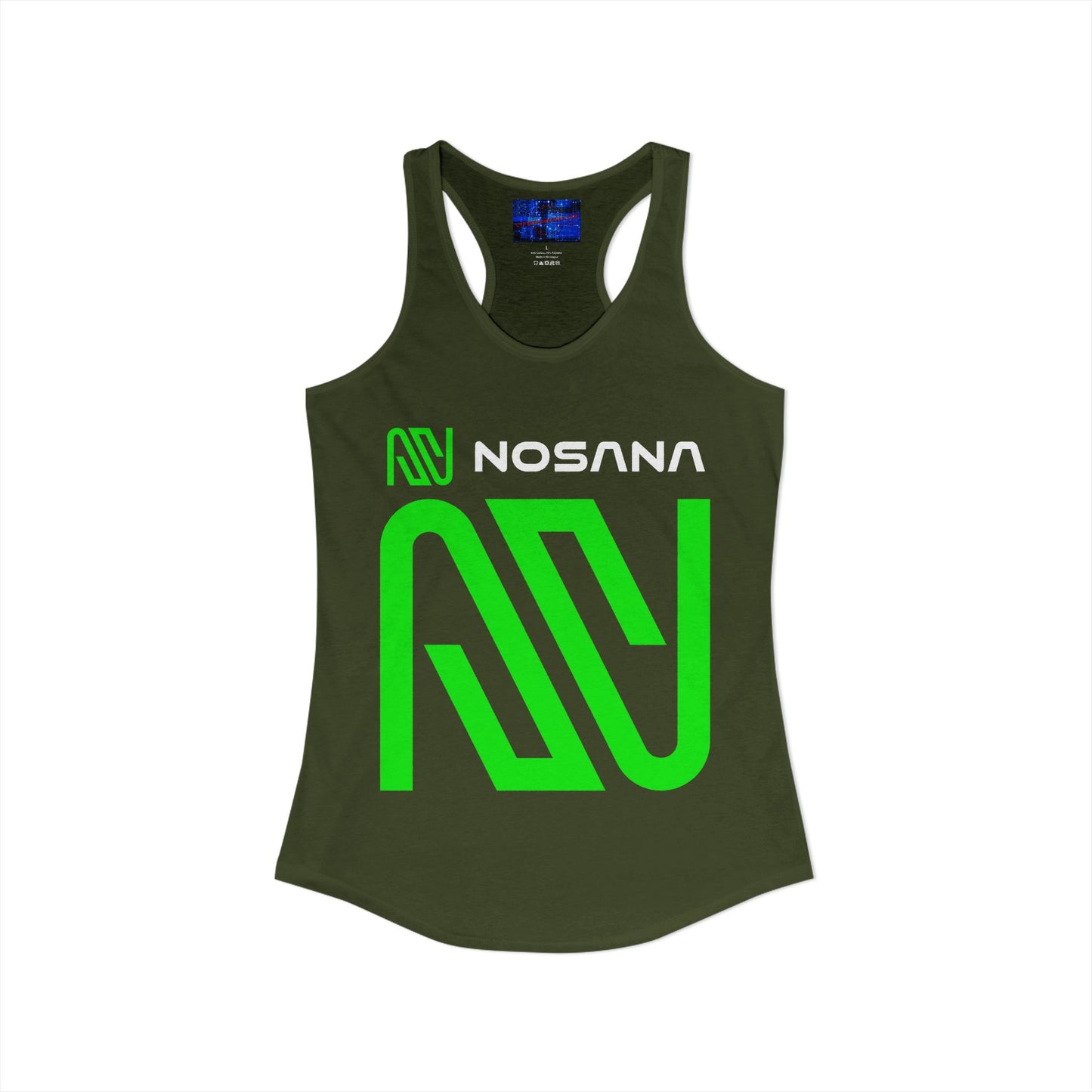 Nosana (NOS) Women's Racerback Tank Top by cypherpunkgear.com