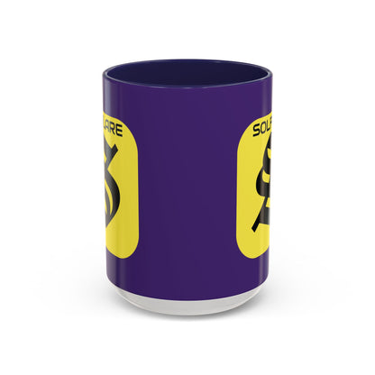SolflareLogo Purple Accent Mug by cypherpunkgear.com