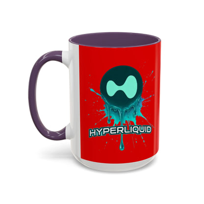HYPE Drip Red Accent Mug by cypherpunkgear.com