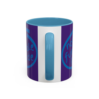 Non-Fungible Inside Purple Accent Mug by cypherpunkgear.com