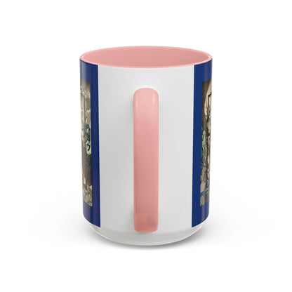 Yōkai Happy Halloween Dark Blue Accent Mug by CreepyCrafts.boo