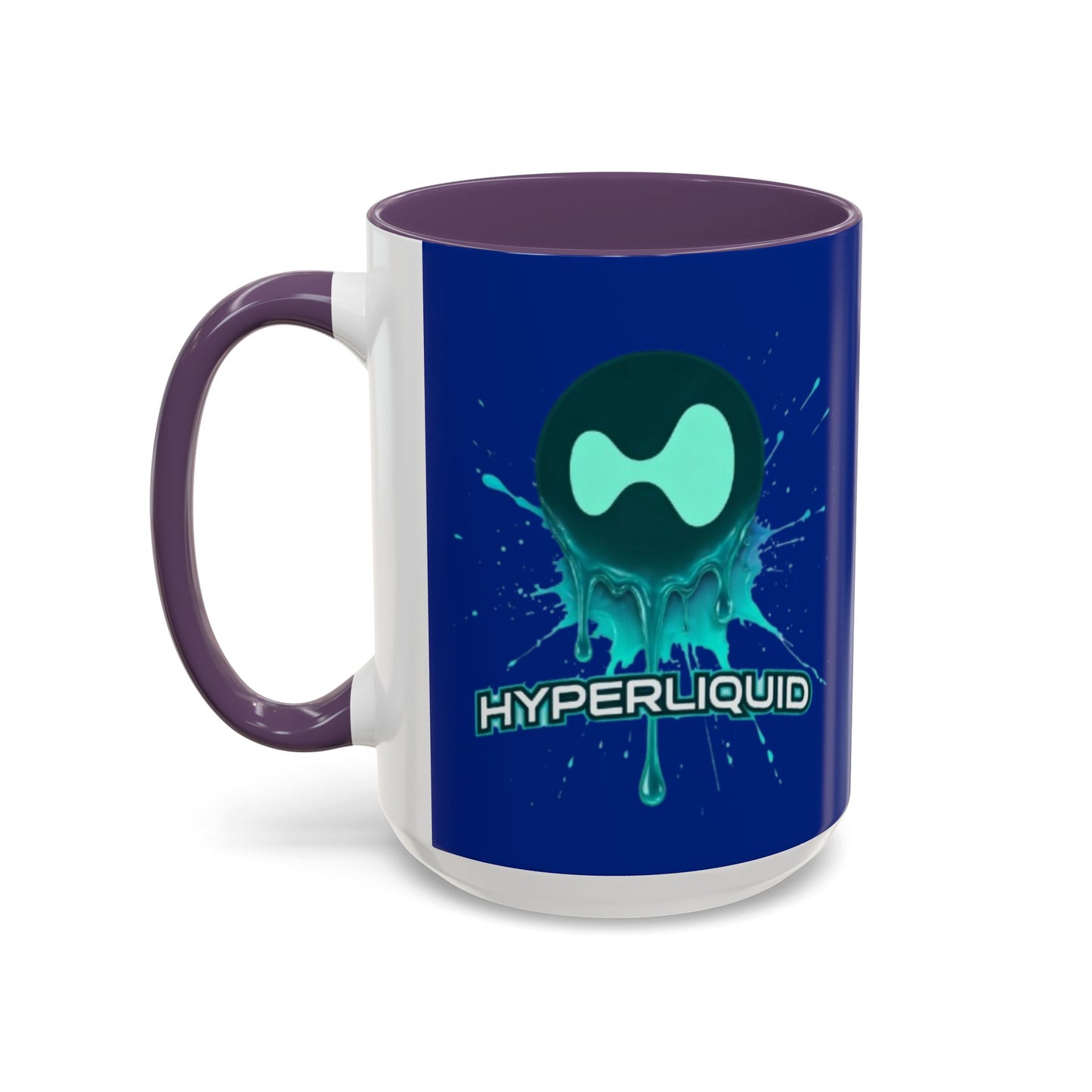 HYPE Drip Blue Accent Mug by cypherpunkgear.com