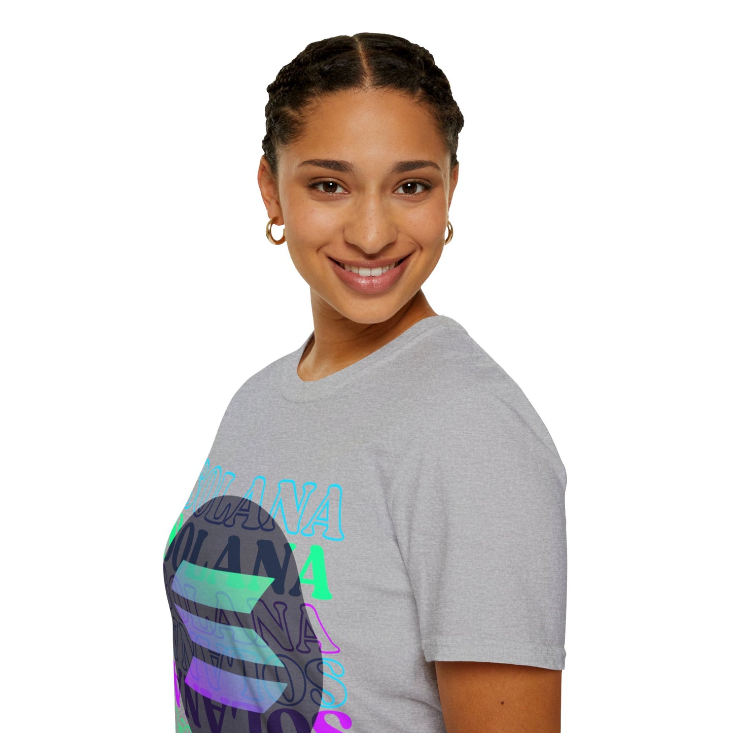 Solana Solana Solana (SOL) LTcolors Unisex T-Shirt by cypherpunkgear