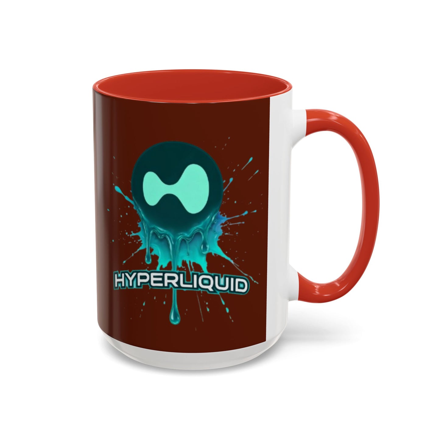 HYPE Drip Brown Accent Mug by cypherpunkgear.com