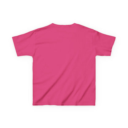 Happy Halloween Little Witch Purple font Kids Heavy Cotton™ Tee by CreepyCrafts.boo