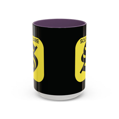 SolflareLogo Black Accent Mug by cypherpunkgear.com