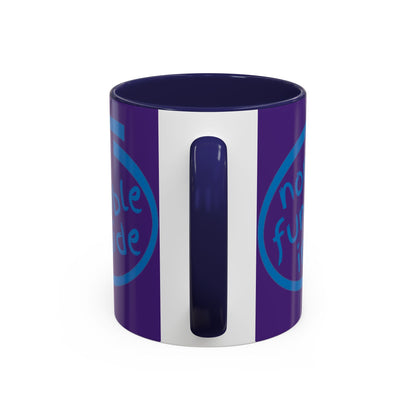 Non-Fungible Inside Purple Accent Mug by cypherpunkgear.com