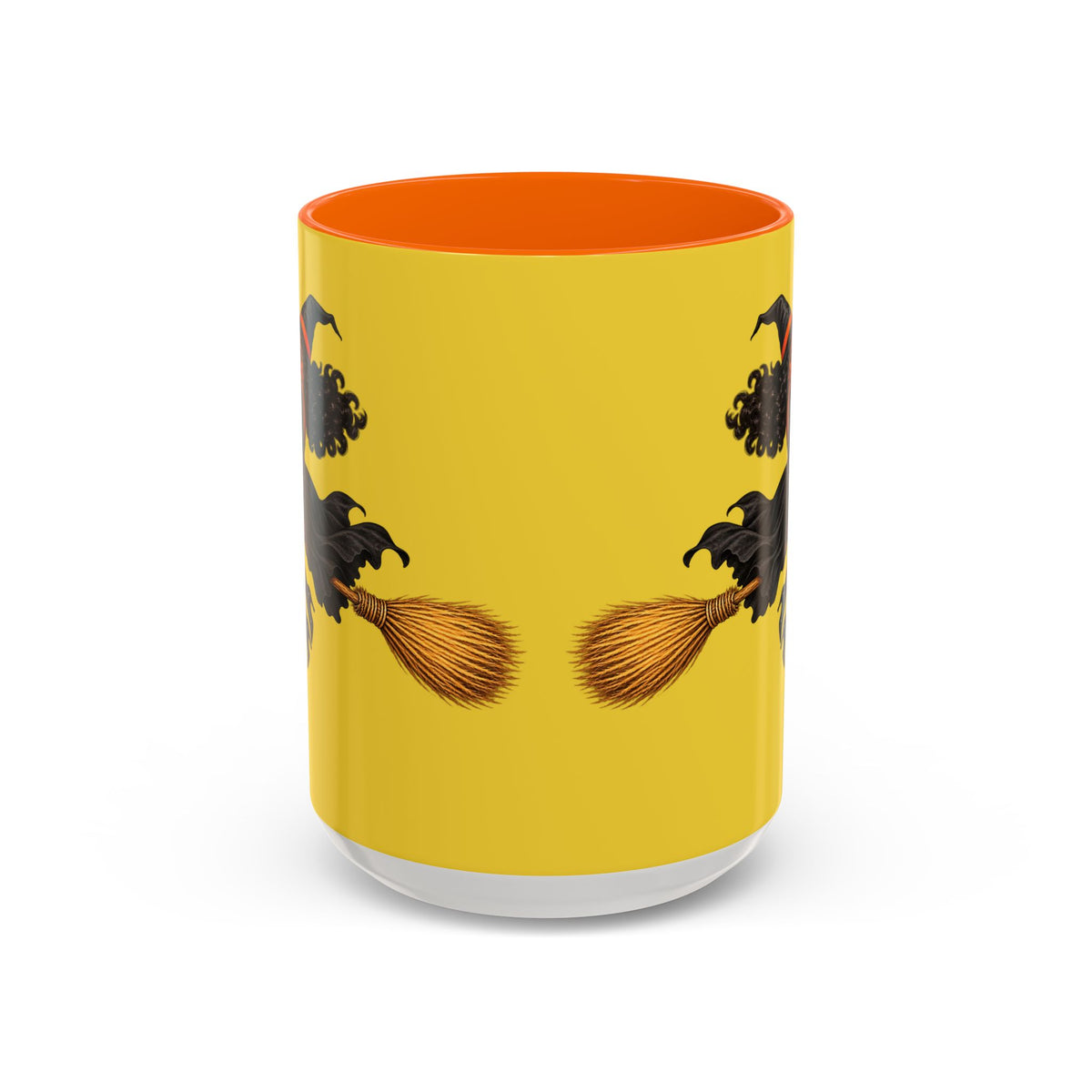 Velvet Vex Yellow Accent Mug by CreepyCrafts.boo