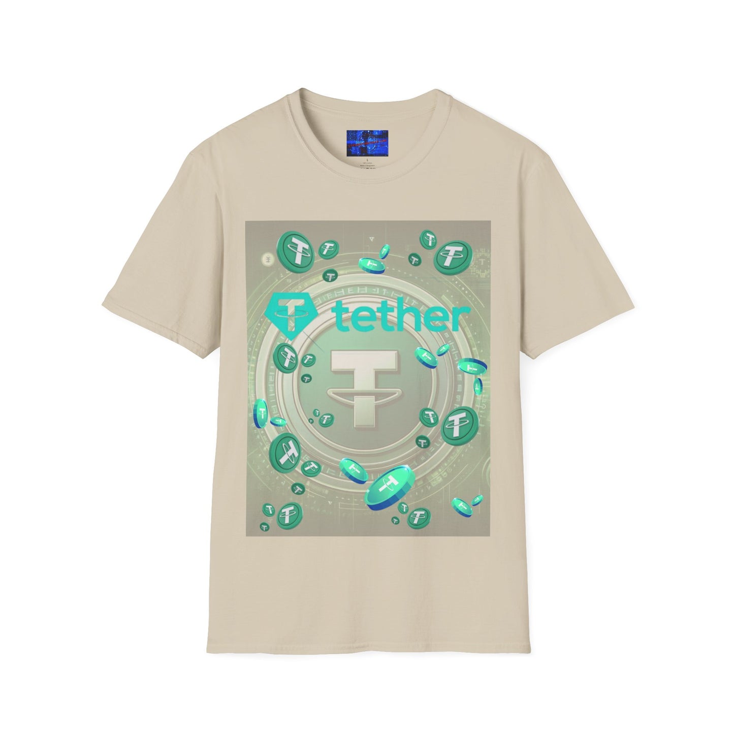 Tether LTcolors Unisex T-Shirt by cypherpunkgear.com