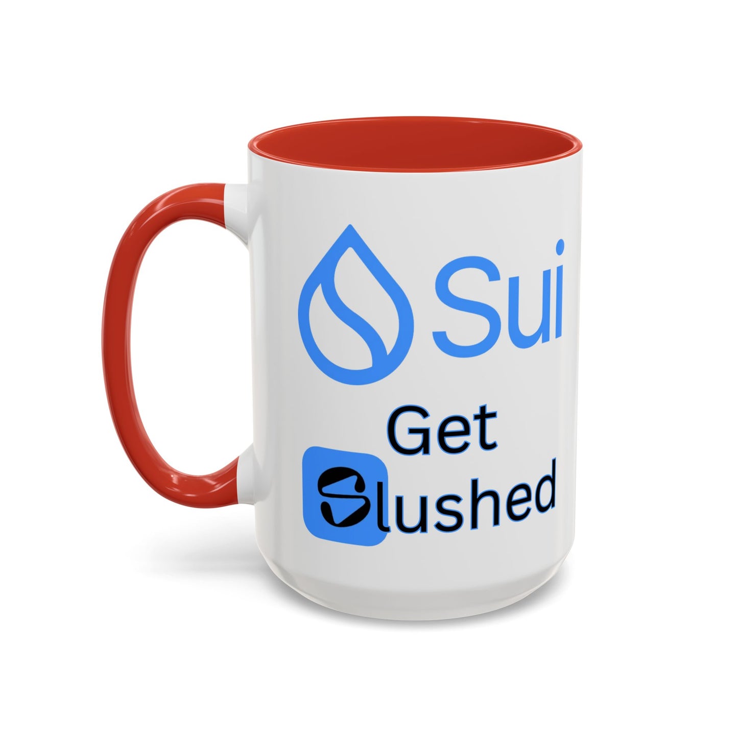 Sui: Get Slushed White Accent Mug by cypherpunkgear.com