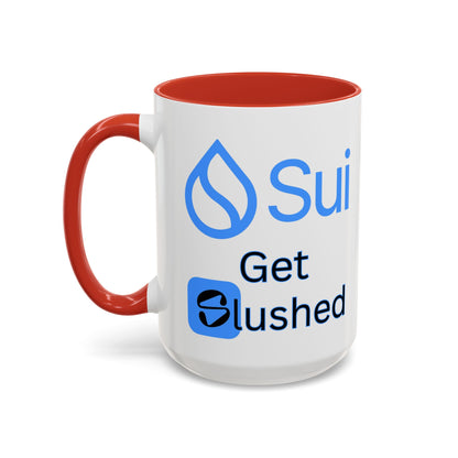 Sui: Get Slushed White Accent Mug by cypherpunkgear.com