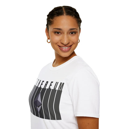 Ethereum (ETH) Light colors Unisex T-Shirt by cypherpunkgear.com