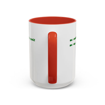 Sometimes I talk to myself - me: omg...same White Accent Mug by cypherpunkgear.com