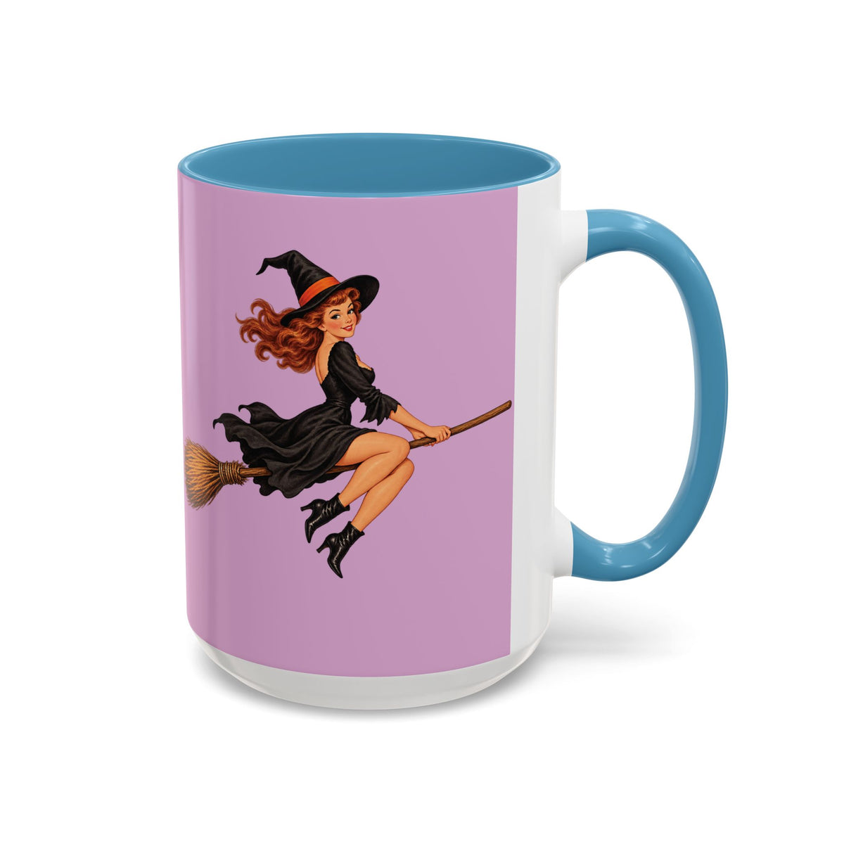 Hazel Hex Pink Accent Mug by CreepyCrafts.boo
