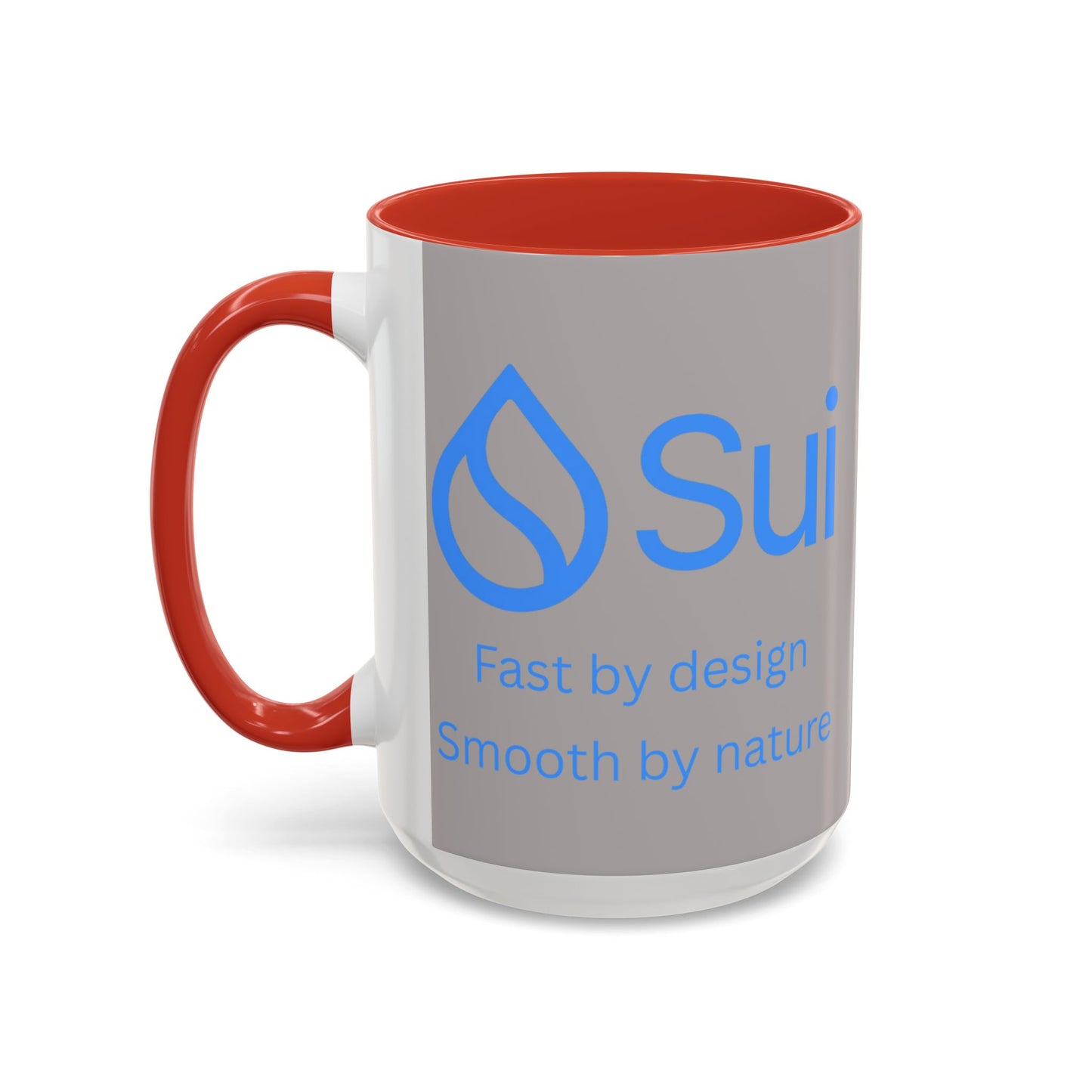 SUI Grey Accent Mug by cypherpunkgear.com