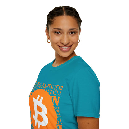 Bitcoin Bitcoin Bitcoin (BTC) Dark colors Unisex T-Shirt by cypherpunkgear.com