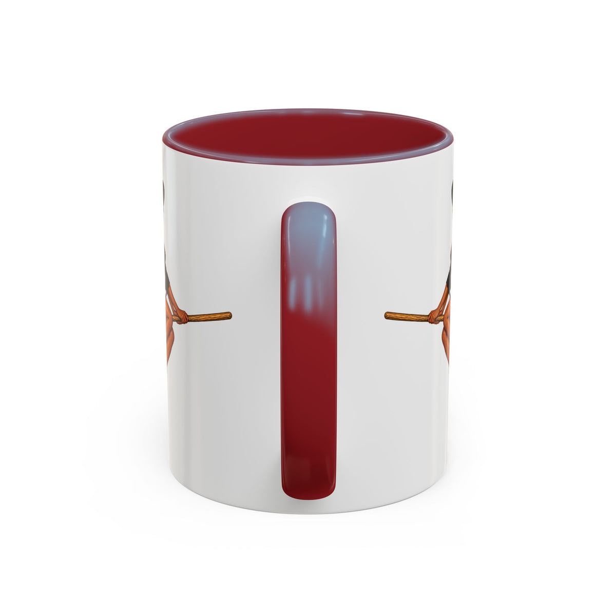 Velvet Vex White Accent Mug by CreepyCrafts.boo