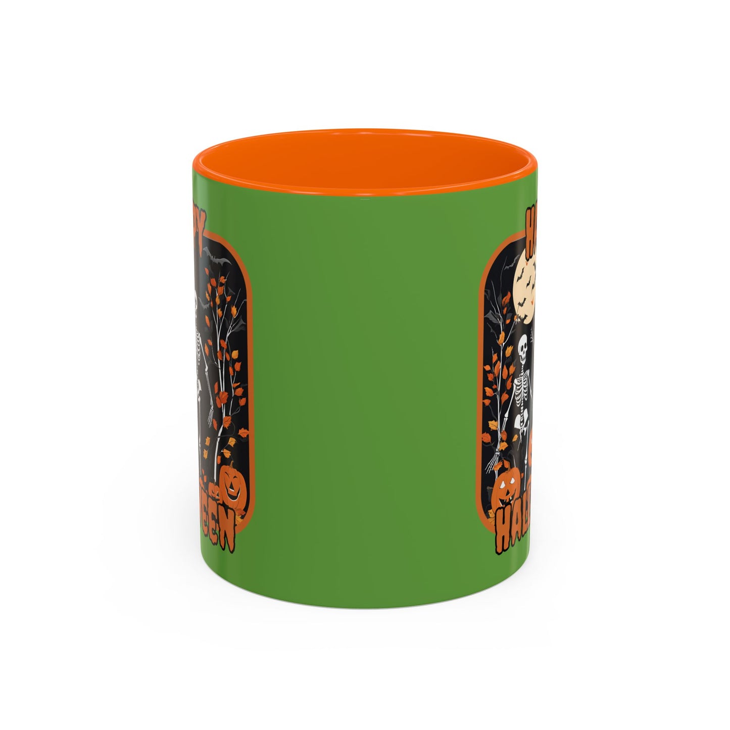 Spooktacular Skeletons of Halloween Accent Mug by CreepyCrafts.boo