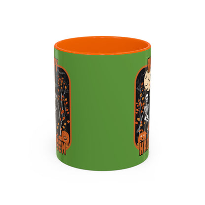 Spooktacular Skeletons of Halloween Accent Mug by CreepyCrafts.boo