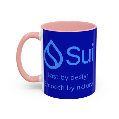SUI Dark Blue Accent Mug by cypherpunkgear.com