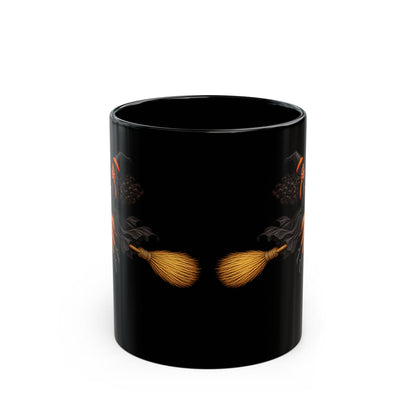 Velvet Vex Black Mug by CreepyCrafts.boo