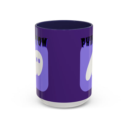 Phantom Hot Wallet Purple Accent Mug by cypherpunkgear.com