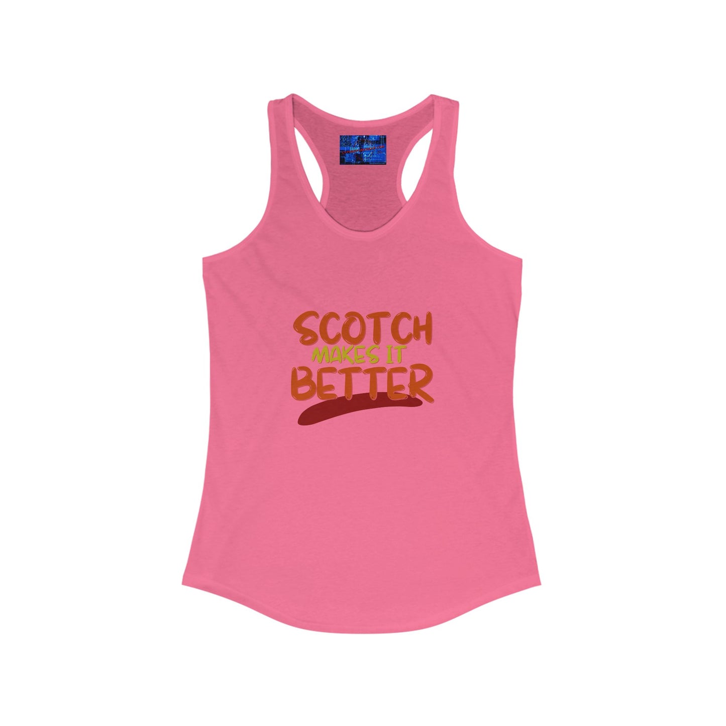 ¡Scotch lo mejora con cypherpunkgear! Camiseta sin mangas ideal con espalda cruzada para mujer