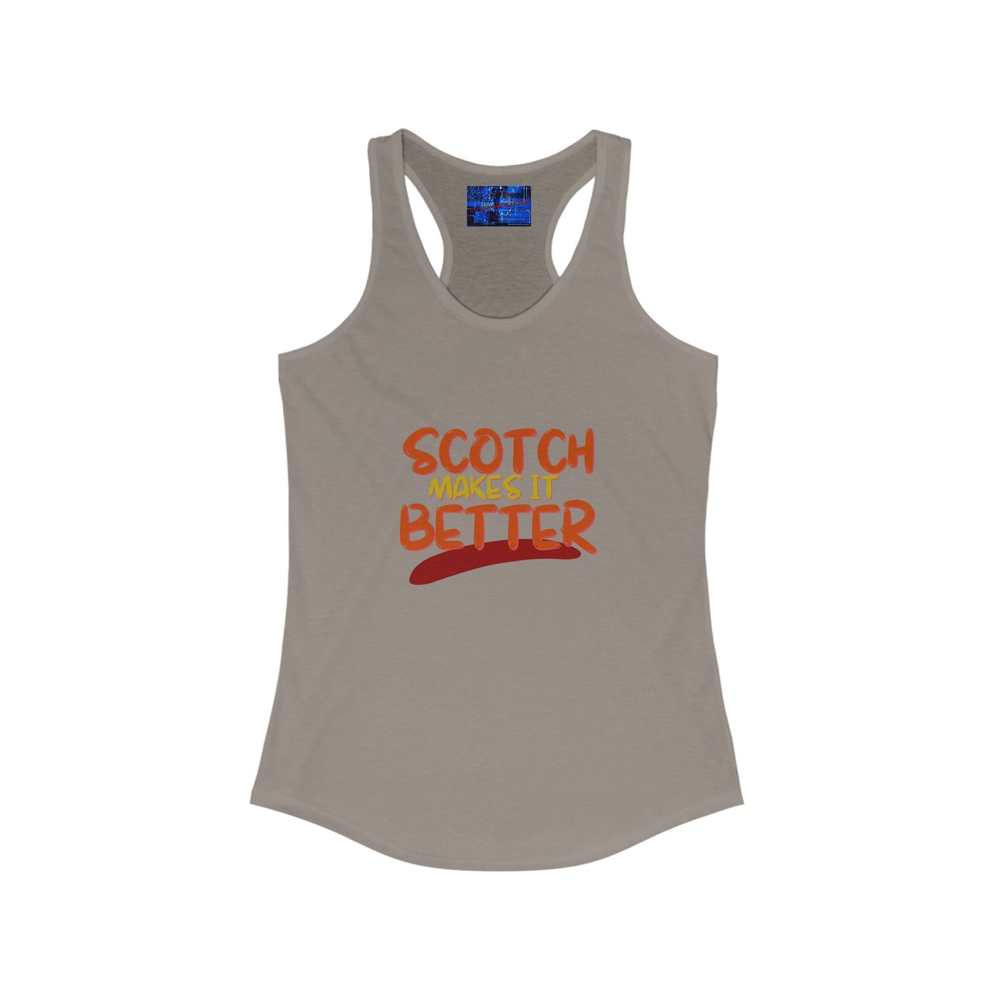 ¡Scotch lo mejora con cypherpunkgear! Camiseta sin mangas ideal con espalda cruzada para mujer