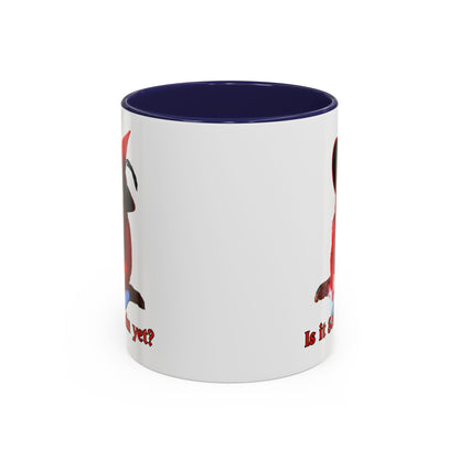 Is it Samhain yet? White Accent Mug by CreepyCrafts.boo