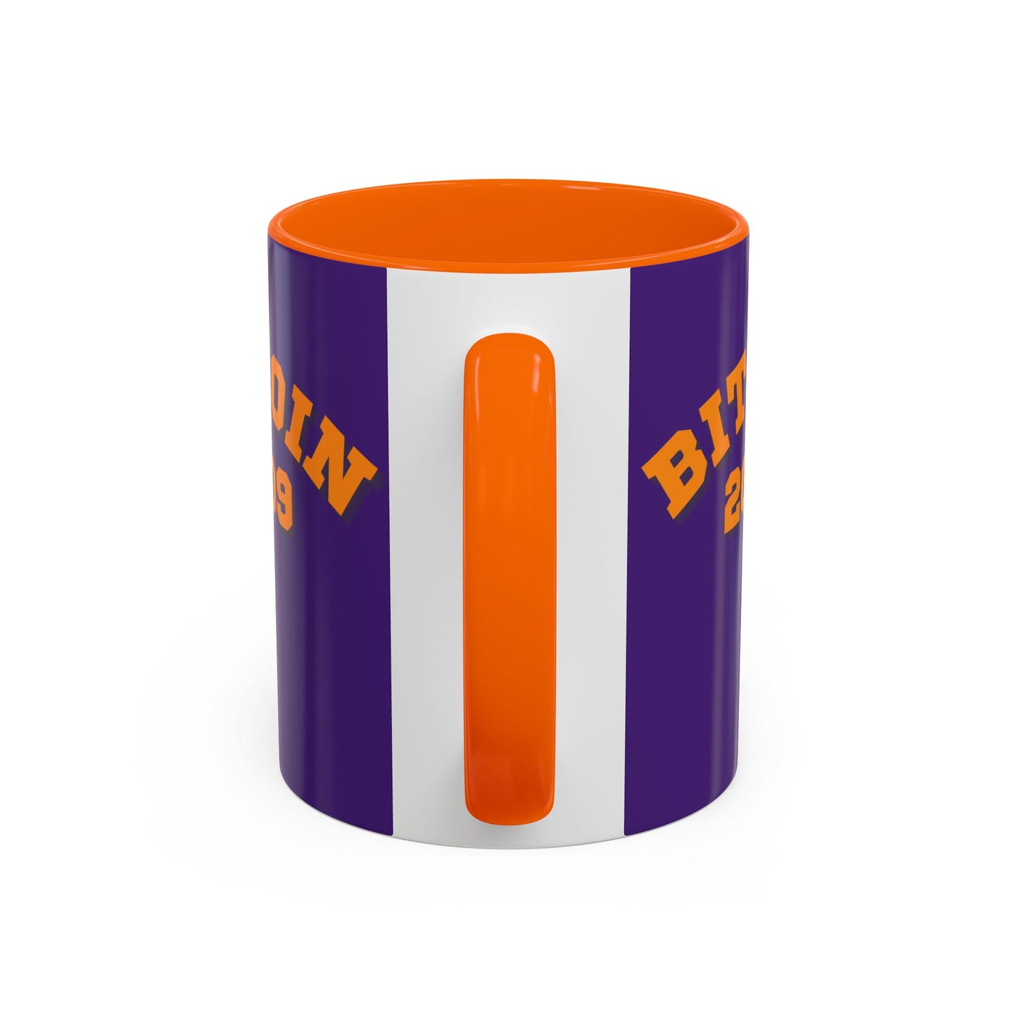 Bitcoin 2009 Dark Purple Accent Mug by cypherpunkgear.com