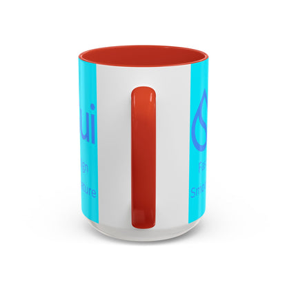 SUI Light Blue Accent Mug by cypherpunkgear.com