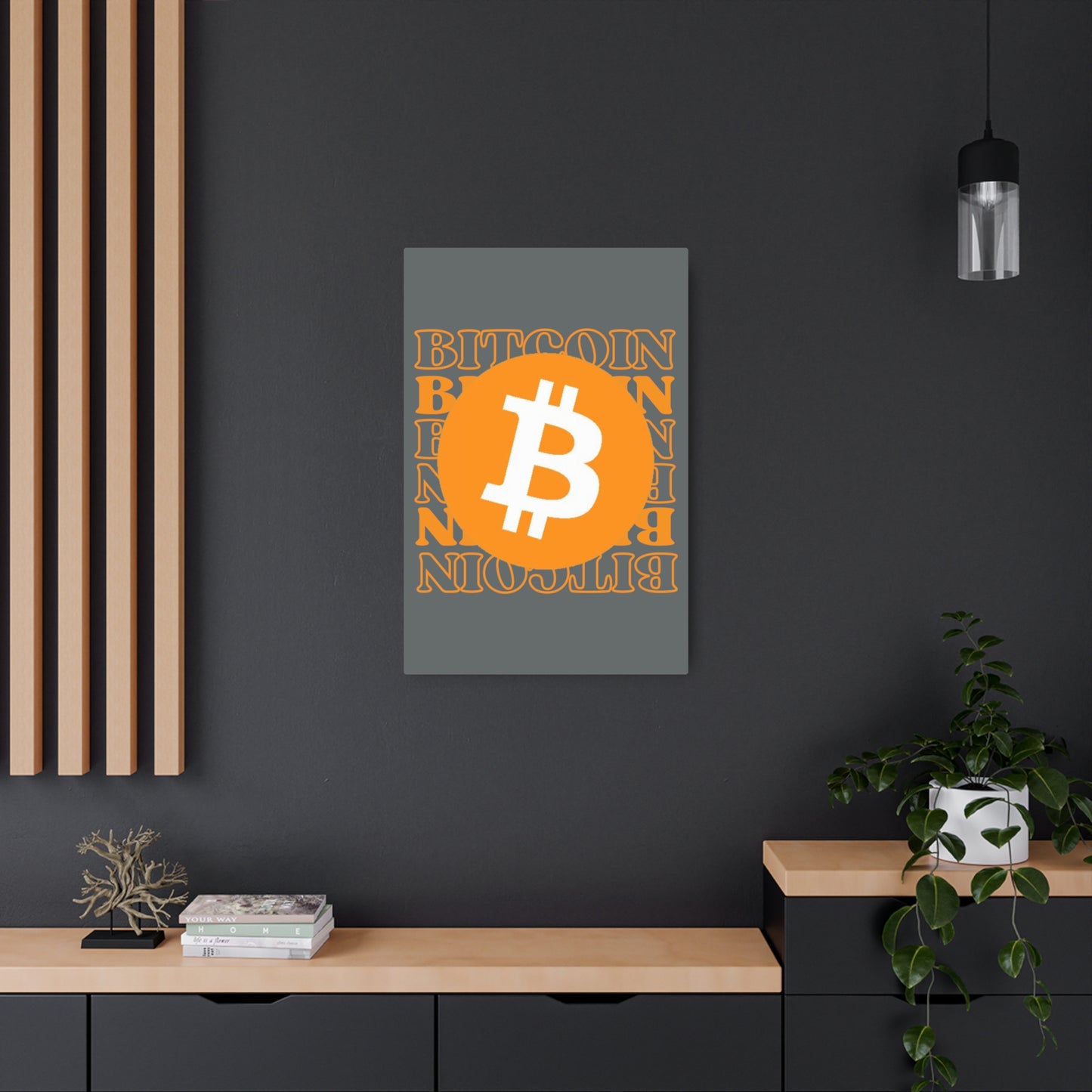 Bitcoin Bitcoin Bitcoin (BTC) Metal Art Sign by cypherpunkgear