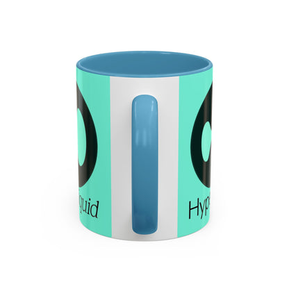 Hyperliquid Black font Light Hyperliquid Accent Mug by cypherpunkgear.com