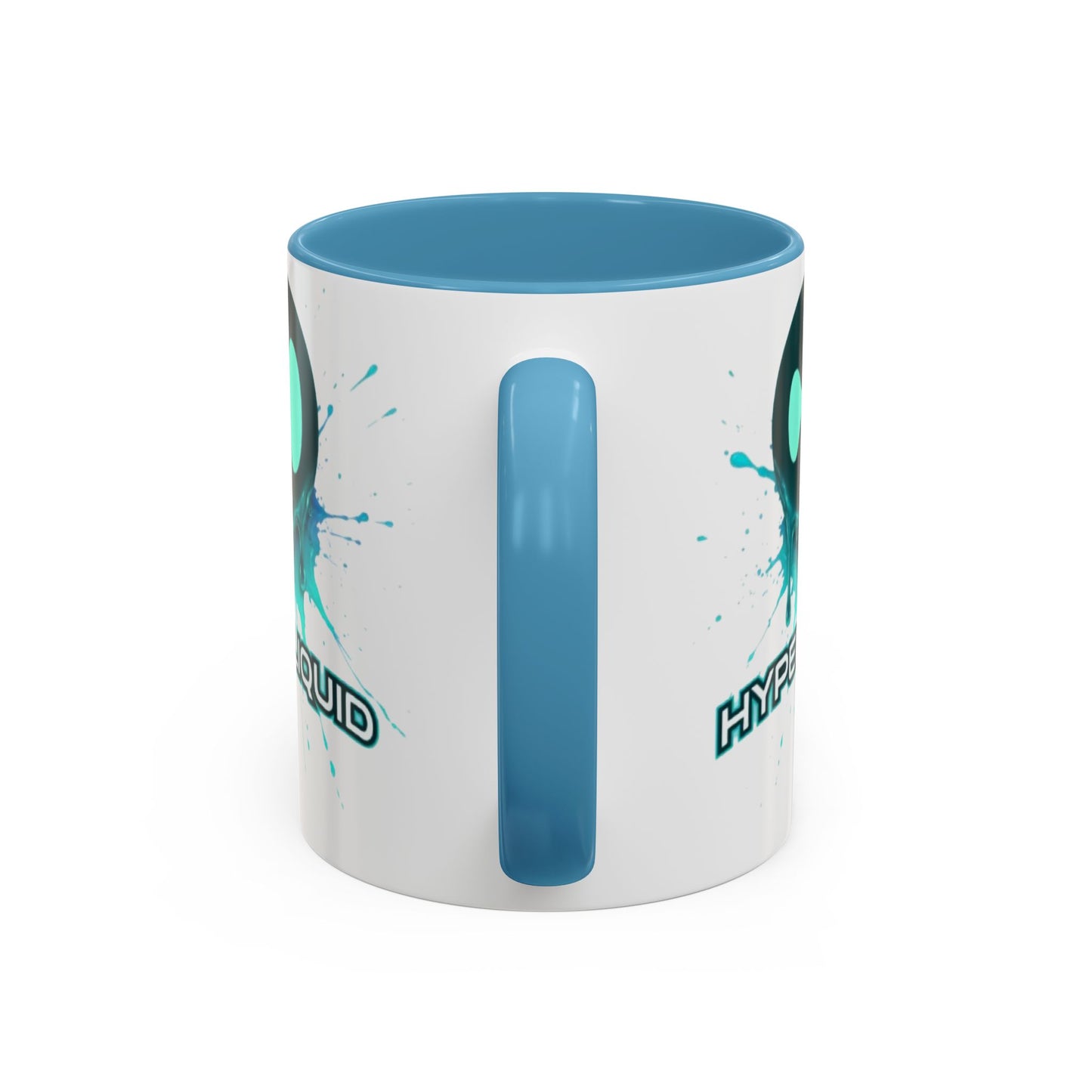 HYPE Drip White Accent Mug by cypherpunkgear.com
