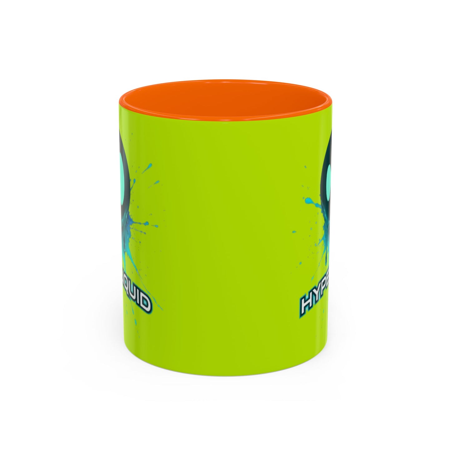 HYPE Drip Yellow Accent Mug by cypherpunkgear.com