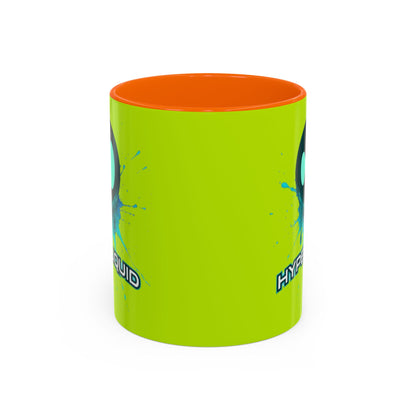 HYPE Drip Yellow Accent Mug by cypherpunkgear.com